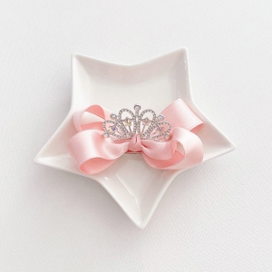 Girl Hair Clip Princess Crown Bow (GHP9422)